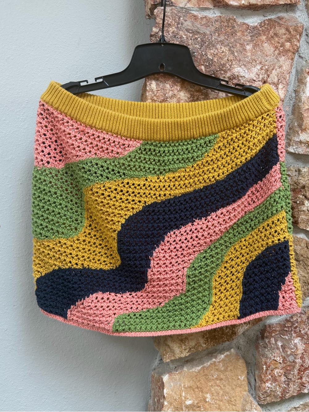 Free People Crochet Wave Mini Skirt - Multicolor - Picture 4 of 5
